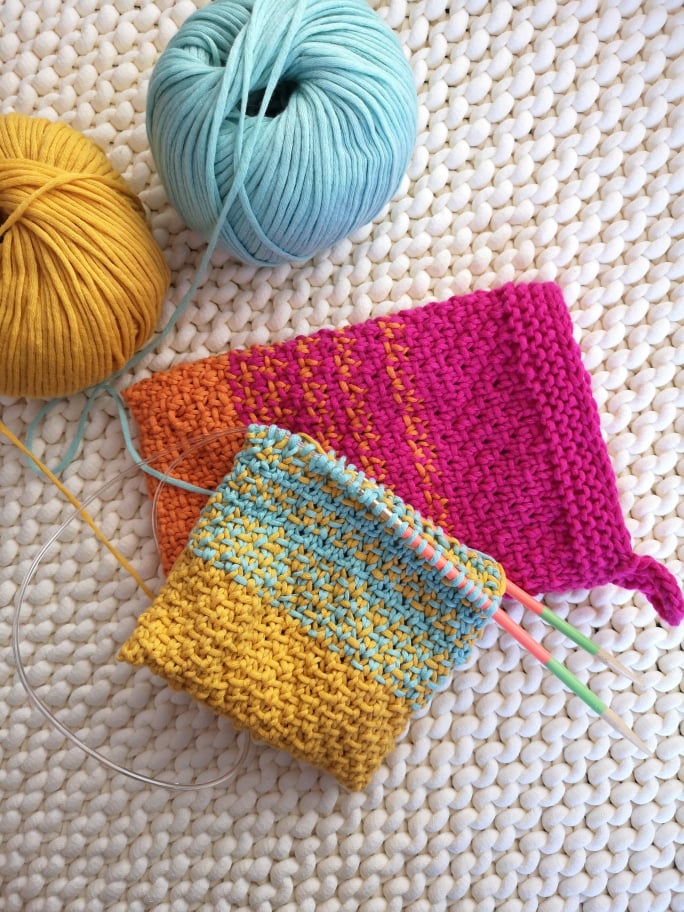 Gestrickte Waschlappen Tanja Steinbach (2)