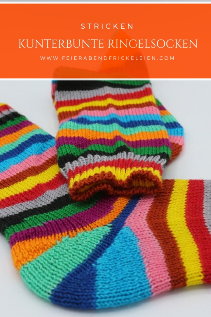 Gestrickte Ringelsocken (1)